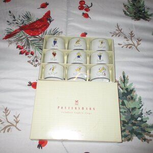 Pottery Barn - Set of 9 Reindeer Napkin Rings